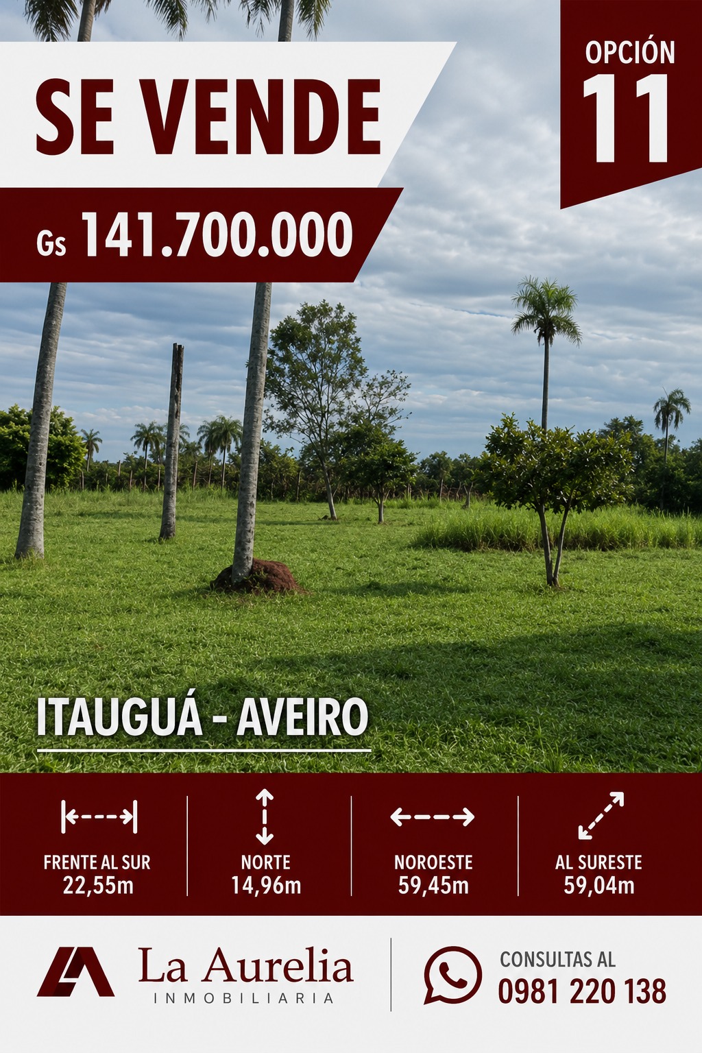 TERRENO DE 1.000 M² EN VENTA | AVEIRO – ITÁ — 2/2