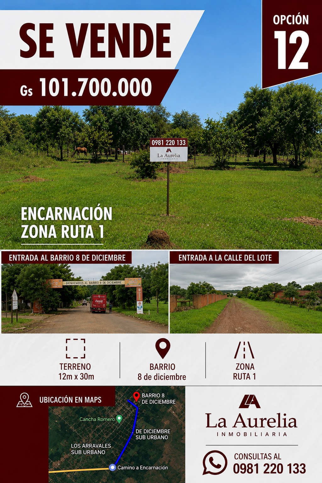TERRENO EN VENTA | BARRIO 8 DE DICIEMBRE – ENCARNACIÓN — 2/2